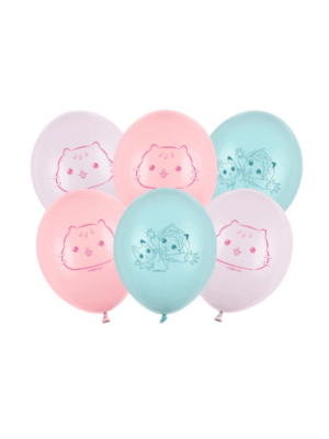 Balonky s potiskem Gábinin kouzelný domek 27 cm 6 ks