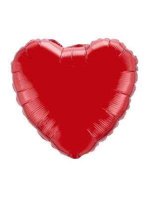 Foliový balonek Velké srdce červené 75 cm