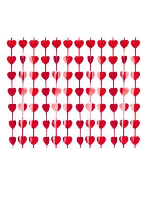 Párty závěs srdička – 100x200 cm