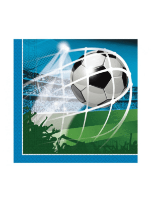 Papírové Ubrousky Fotbalová Party 33x33 cm 20 ks
