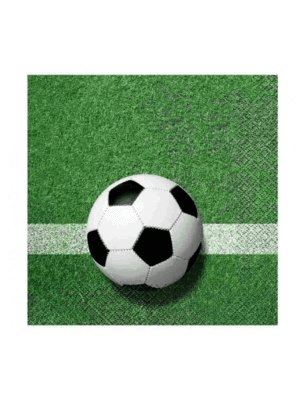 Papírové Ubrousky Fotbalová Party 33x33 cm 20 ks