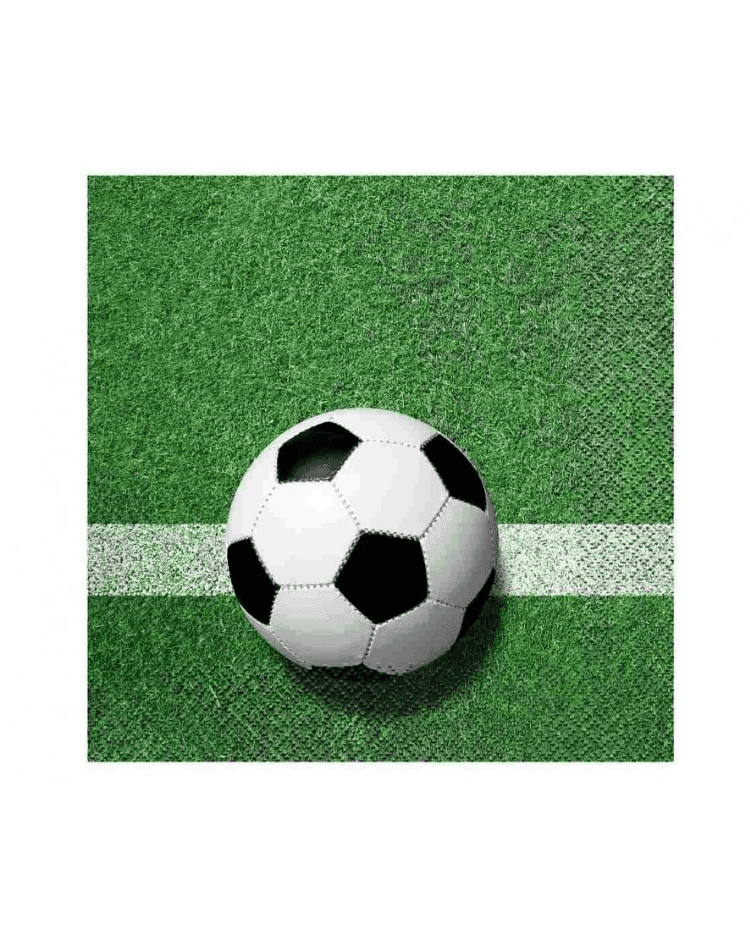 Papírové Ubrousky Fotbalová Party 33x33 cm 20 ks