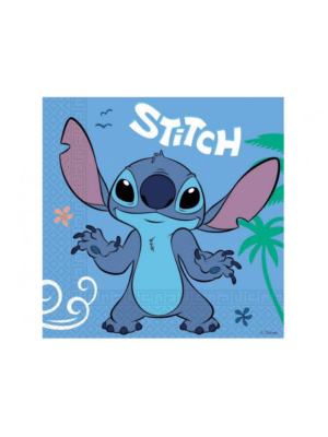 Papírové ubrousky Stitch 33x33 cm