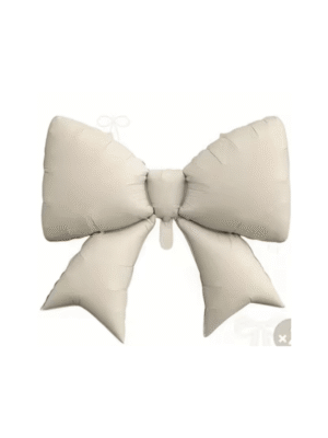 Fóliový balónek Mašle béžová 95 cm