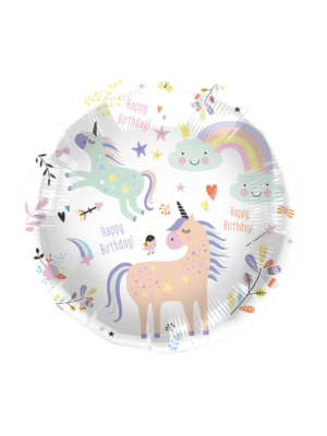 Fóliový balónek Pasteloví jednorožci 46 cm