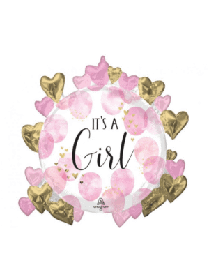 Balonek fóliový It’s a Girl 76 cm
