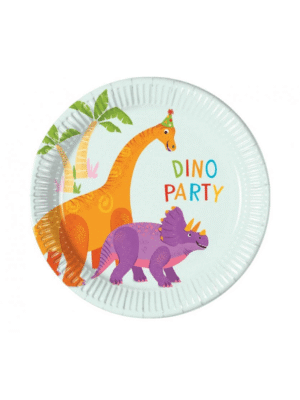 Papírové talíře Dinosauři 8 ks 20 cm