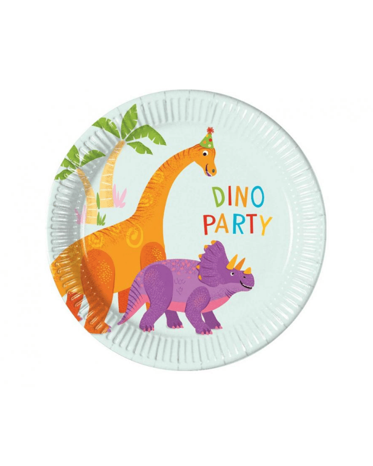 Papírové talíře Dinosauři 8 ks 20 cm