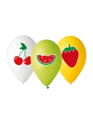 Balonky Ovoce 30 cm - 5 ks