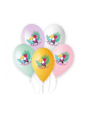 Balonky Tukan 30 cm - 5 ks