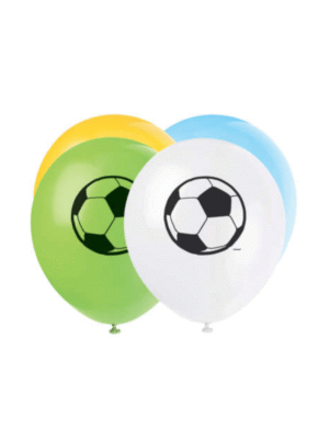 Balonky s potiskem Fotbalové míče 30 cm - 8 ks