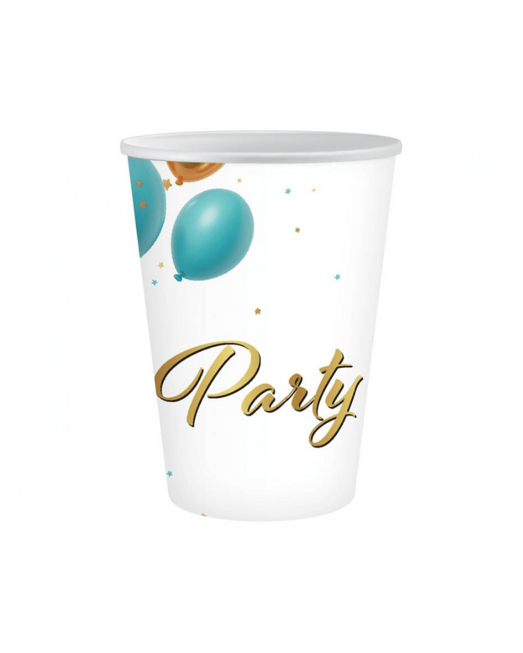 Papírové kelímky Party 6 ks 250 ml