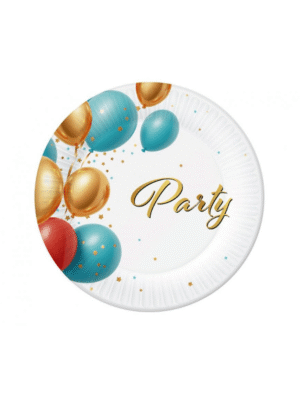 Papírové talíře Party 18 cm - 6ks