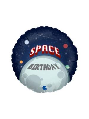 Foliový balonek Space Birthday 46 cm