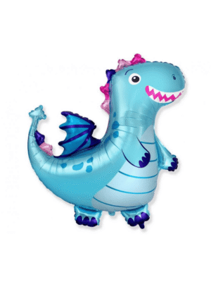 Fóliový Balónek Modrý Drak 62 cm